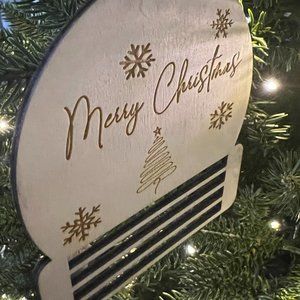 Wood - Money Holder Ornament - Personalized